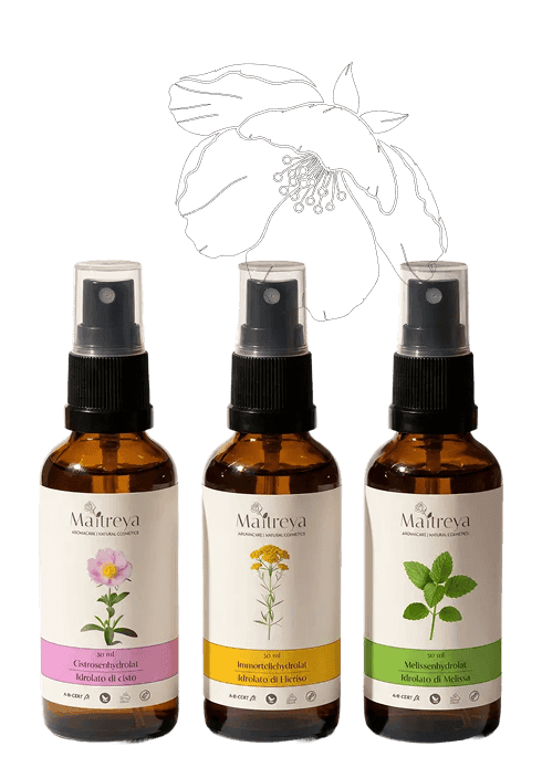 Nachhaltig verpackte Maitreya-Natura-Hydrolate